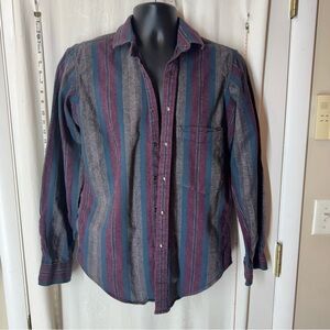 Vintage Cacharel Striped Flannel